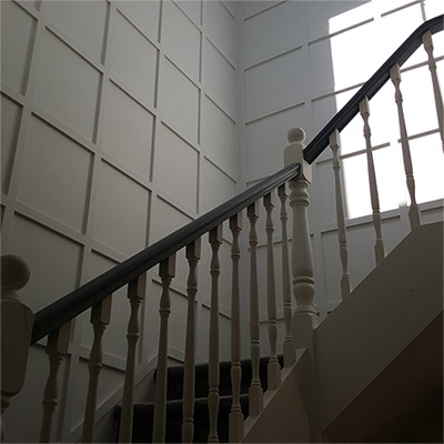 Staircase before photo